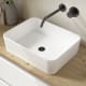 Meuble de salle de bains avec plan de toilette en chêne hydrofuge Box Viso détail 1