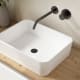 Meuble de salle de bains avec plan de toilette en chêne hydrofuge Box Visobath détail 1