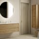 Ensemble de meubles de salle de bains en bois massif Laponia Bruntec principal 1