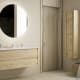 Ensemble de meubles de salle de bains en bois massif Laponia Bruntec principal 0