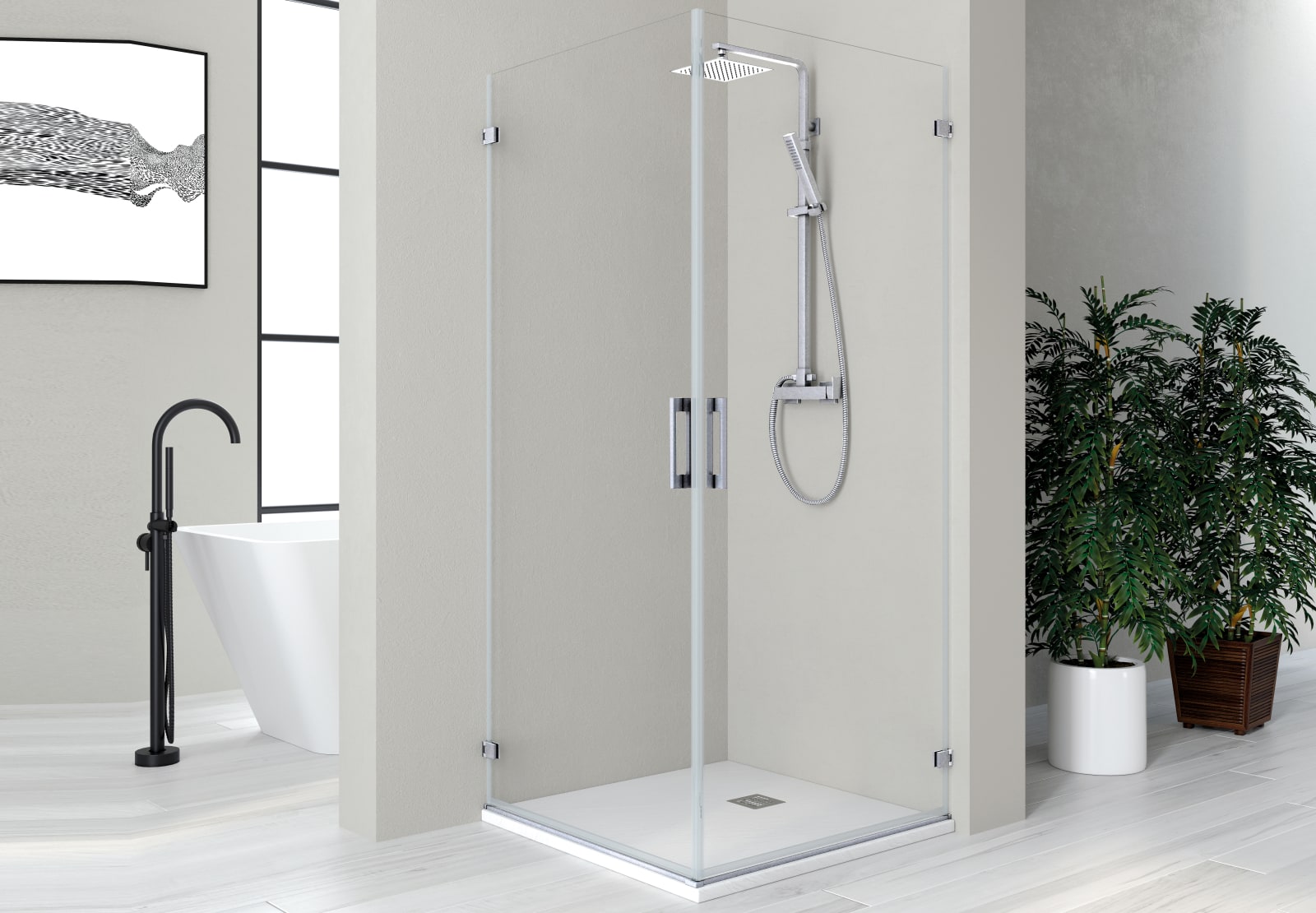 Paroi de douche Savio Bruntec principal 0