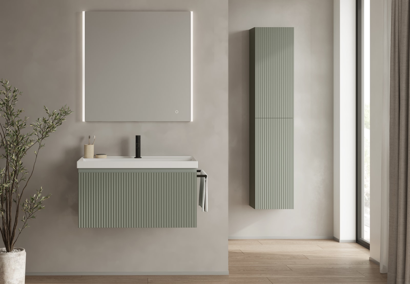 Ensemble de meubles de salle de bains Vora Royo principal 0