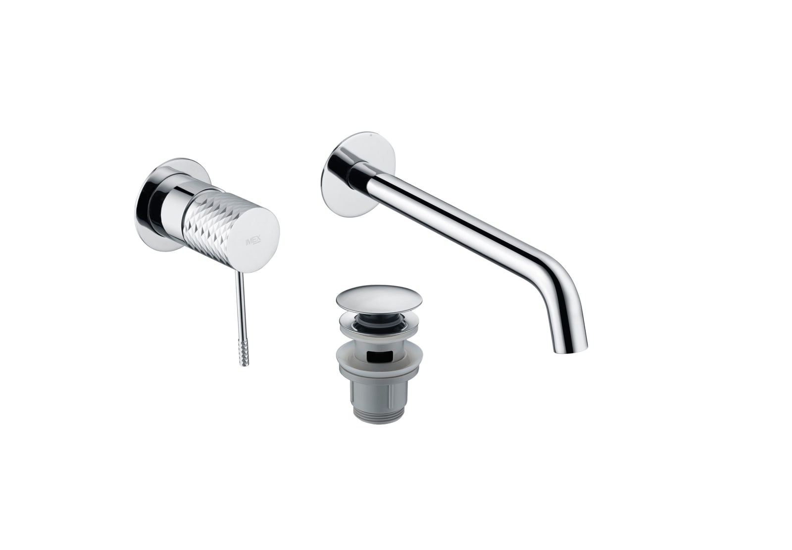 Imex Genova robinetterie de lavabo encastrée + bonde click-clack Pack principal 0