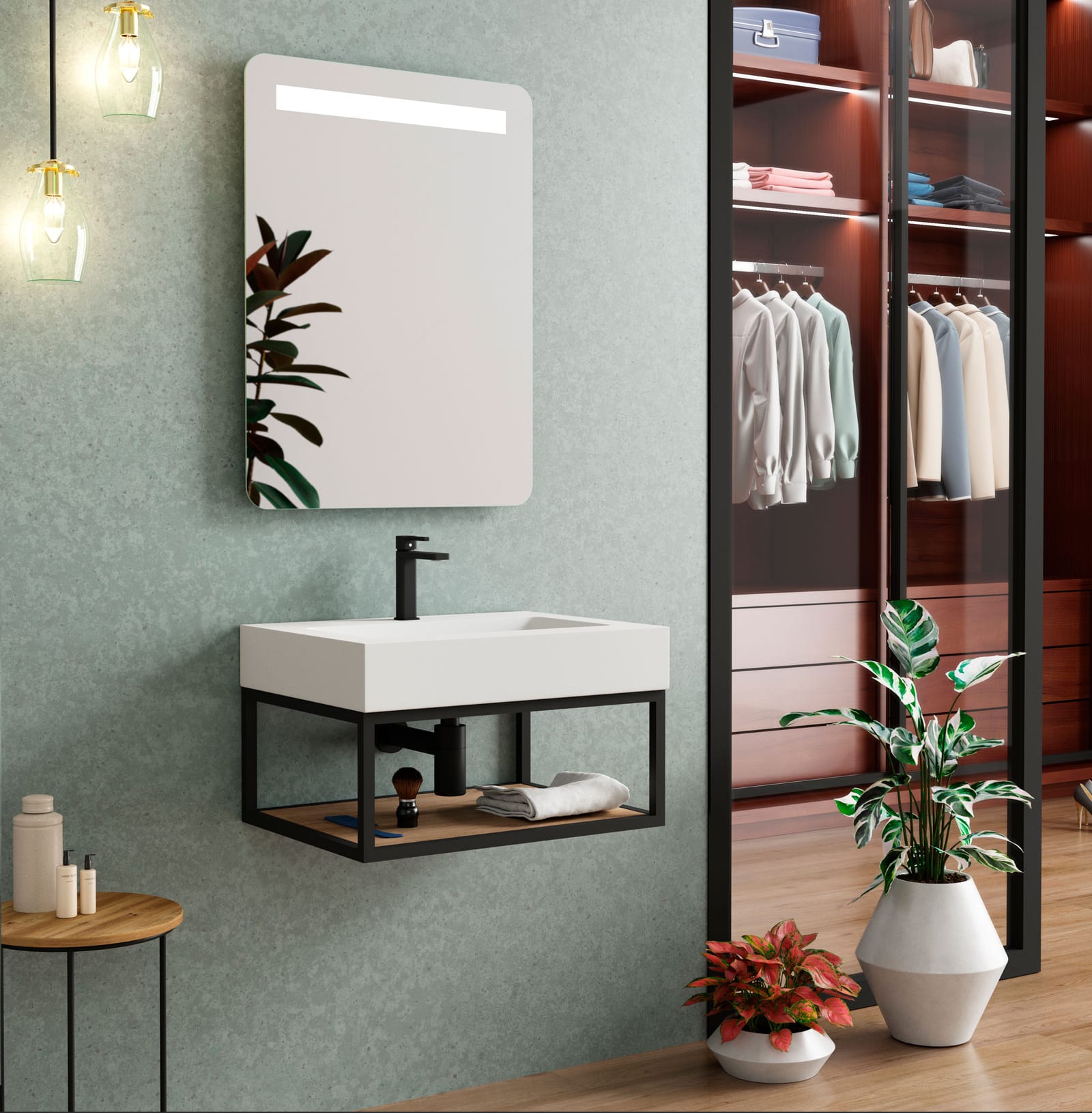 Meubles de salle de bains Spok Industrial Coycama principal 0