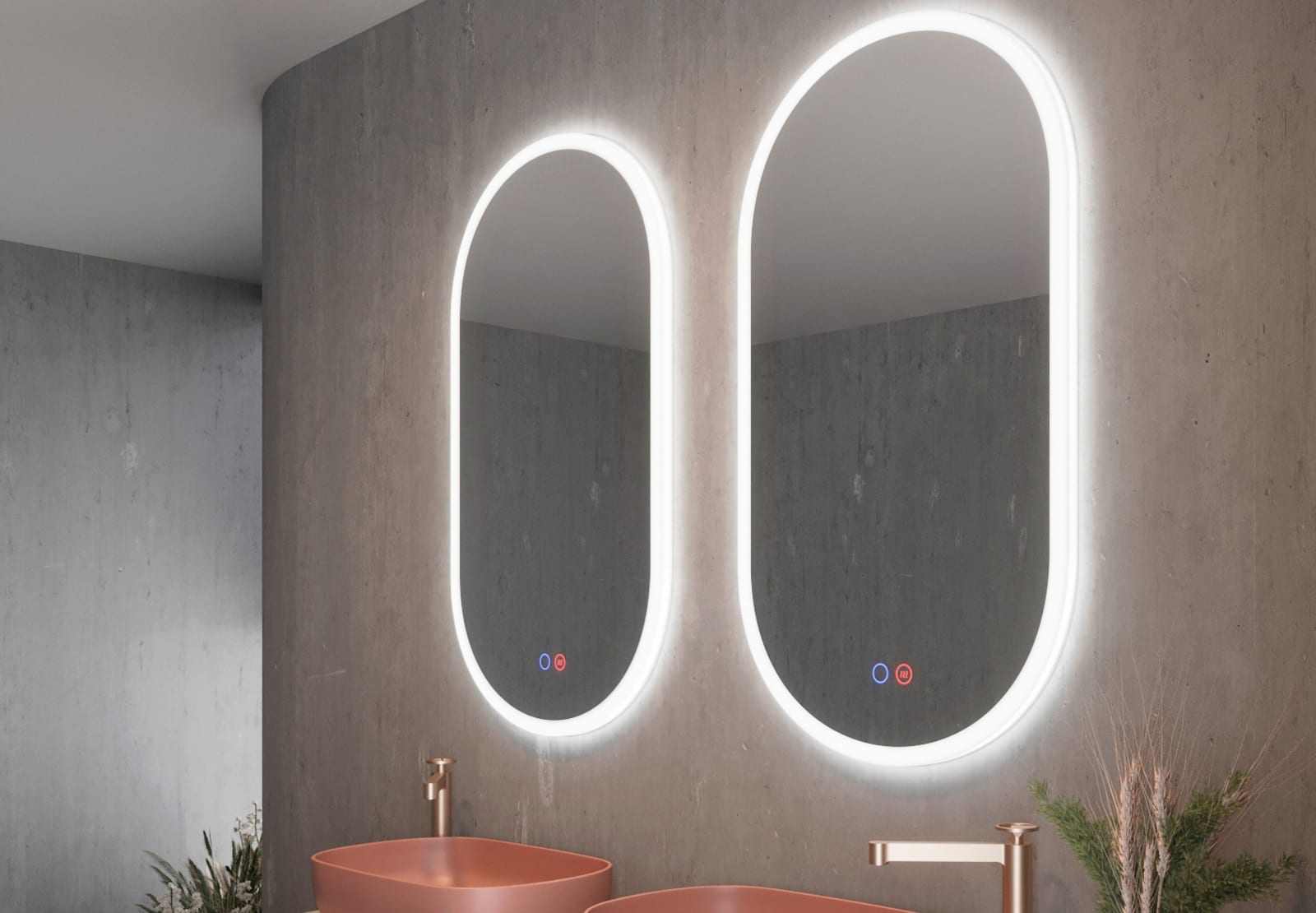 Miroir de salle de bains avec éclairage LED Canadá Ledimex principal 0