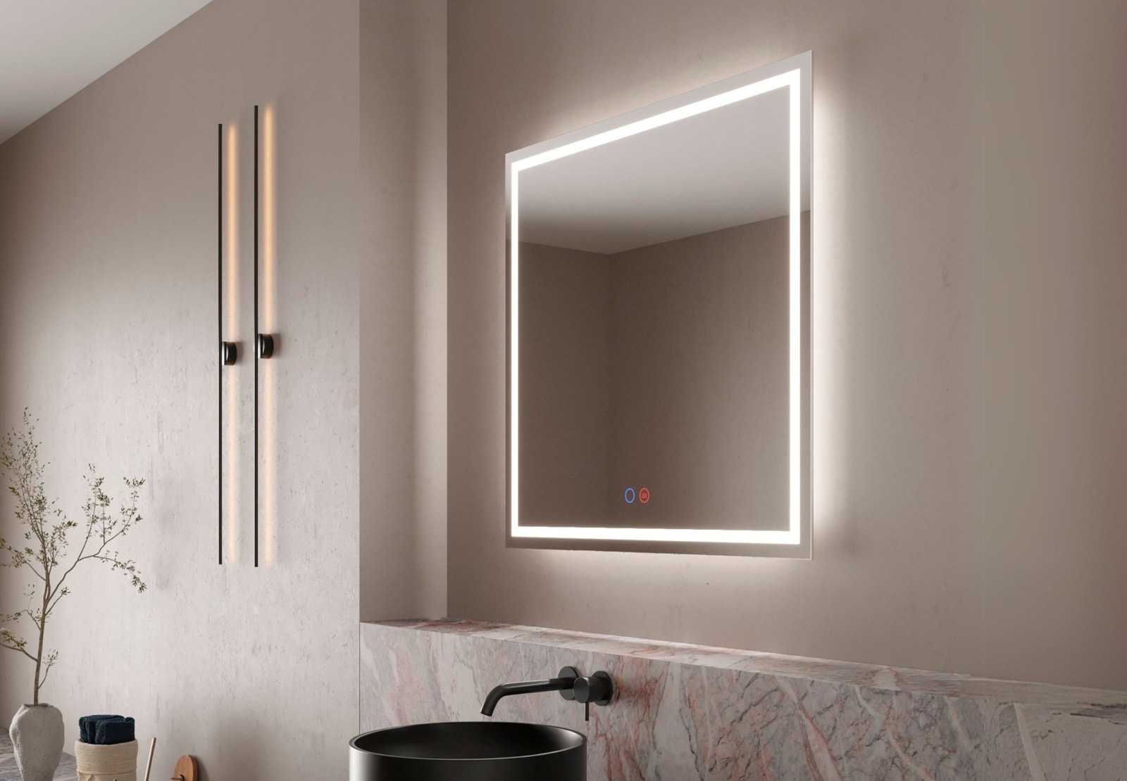 Miroir de salle de bains LED Holanda Ledimex principal 0
