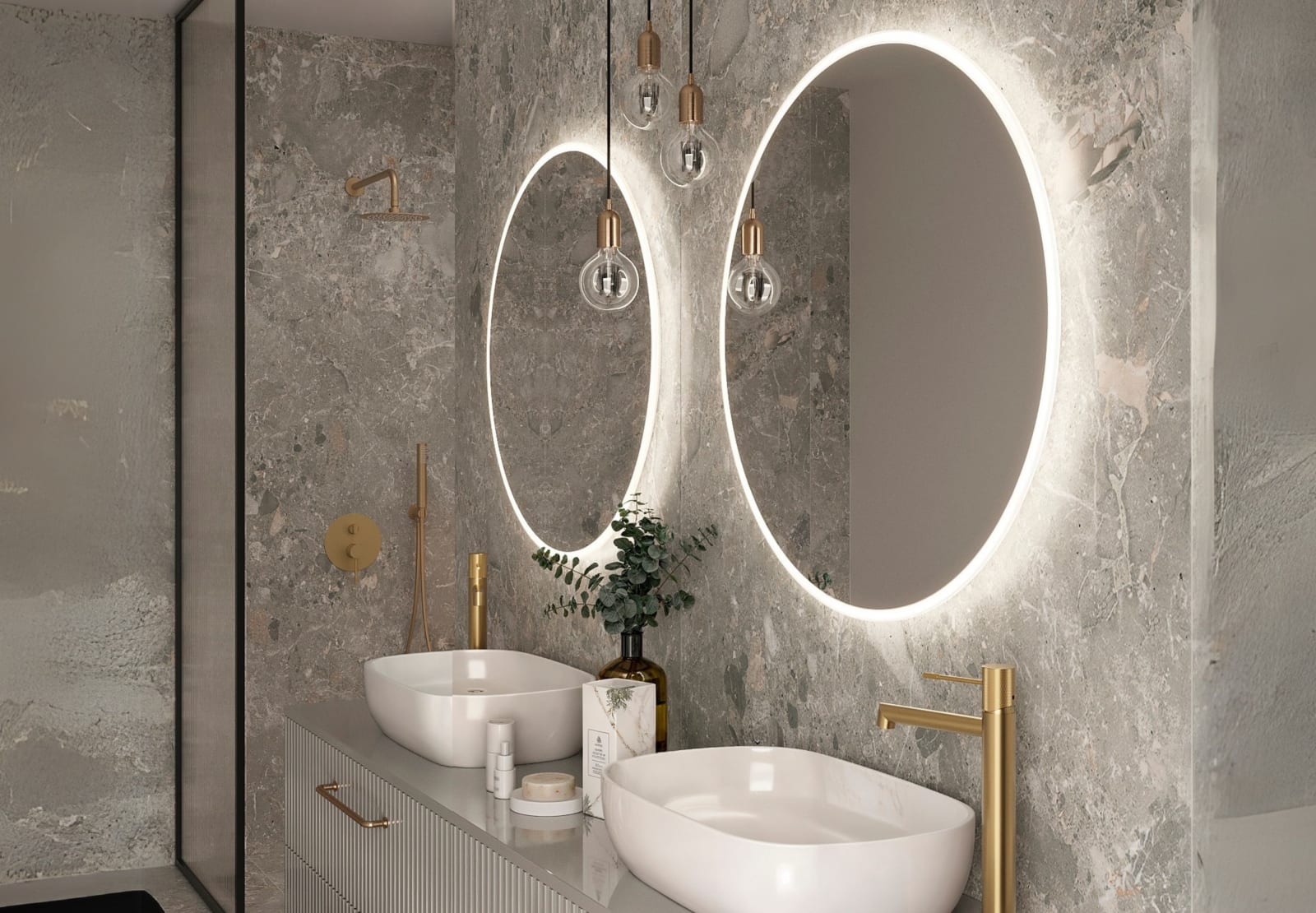 Miroir de salle de bains avec éclairage LED Bélgica Ledimex principal 0
