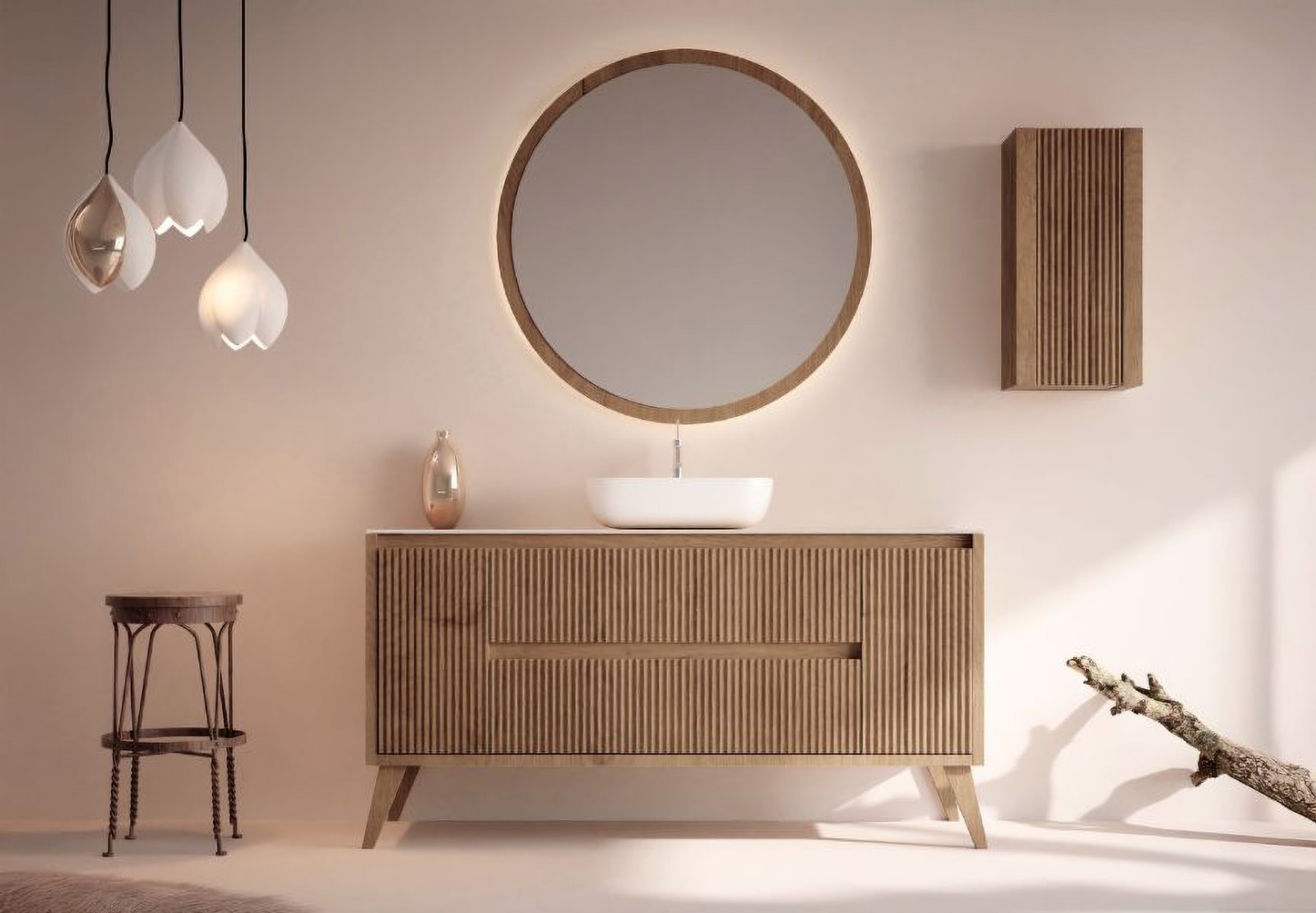 Meuble de salle de bains avec plan de toilette Alpes 13 Bruntec principal 0