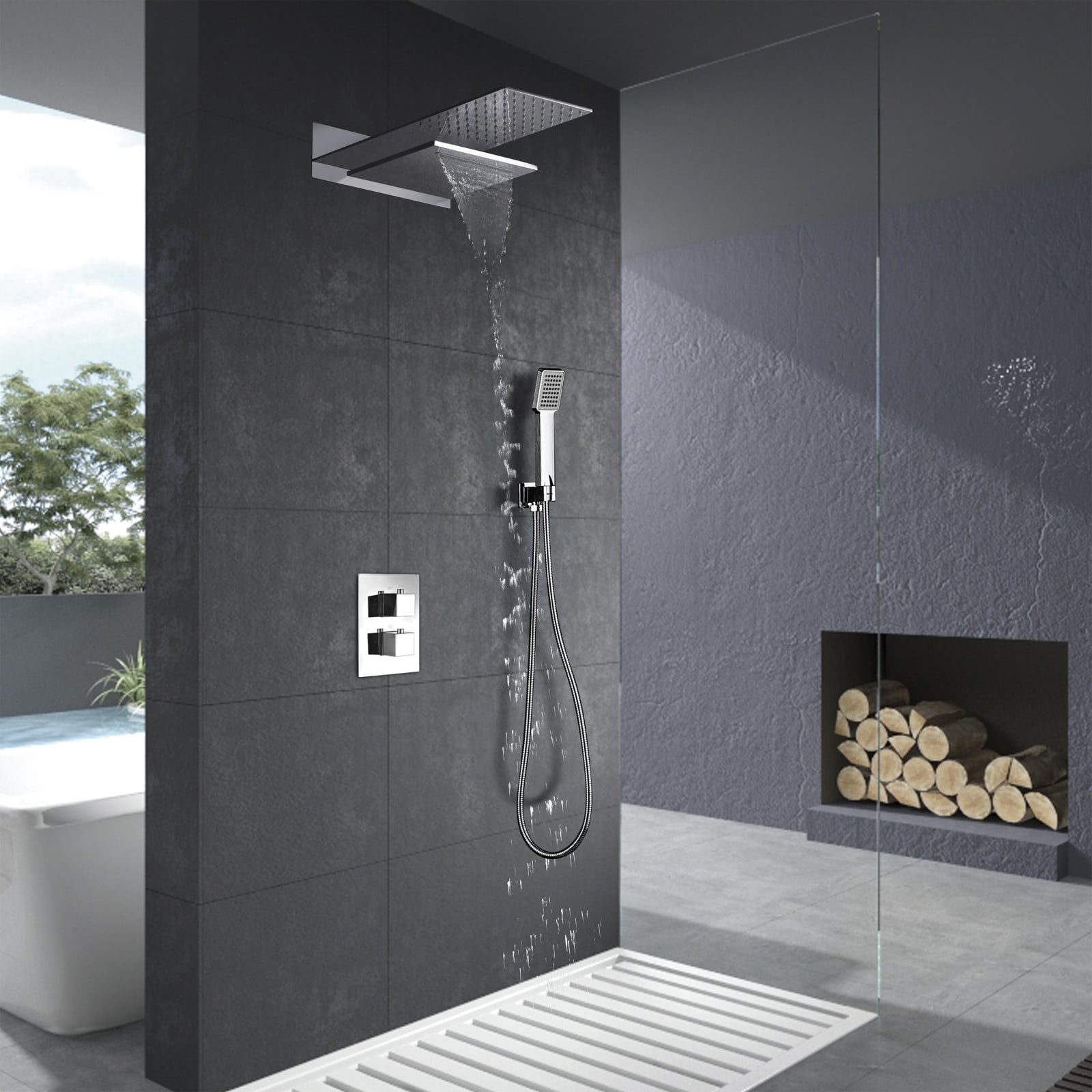 Ensemble de douche encastré Rodas Imex principal 0