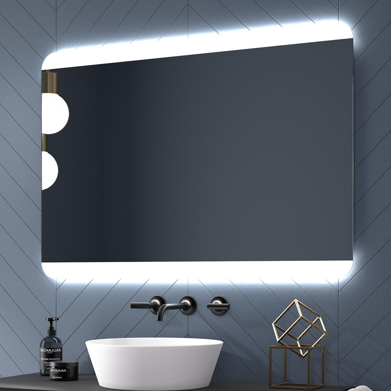 Miroir de salle de bains avec éclairage LED Bora Eurobath principal 0