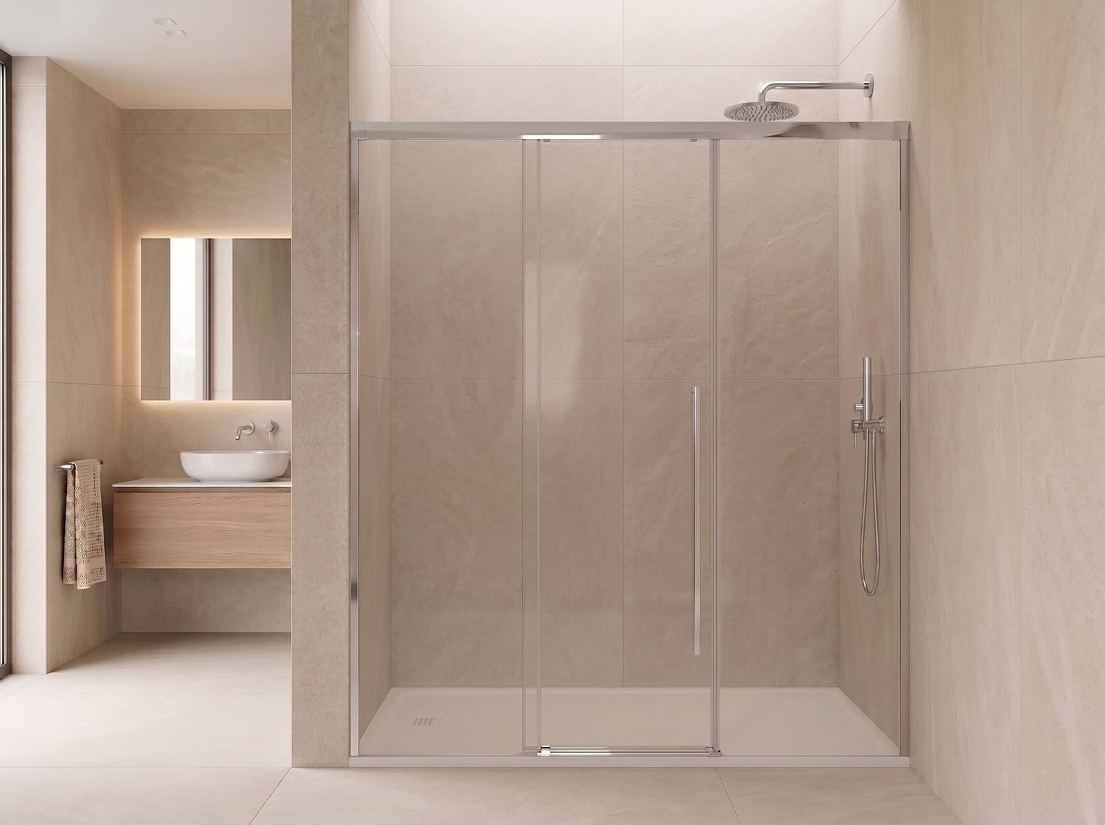 Paroi de douche Bruntec Meissa principal 0