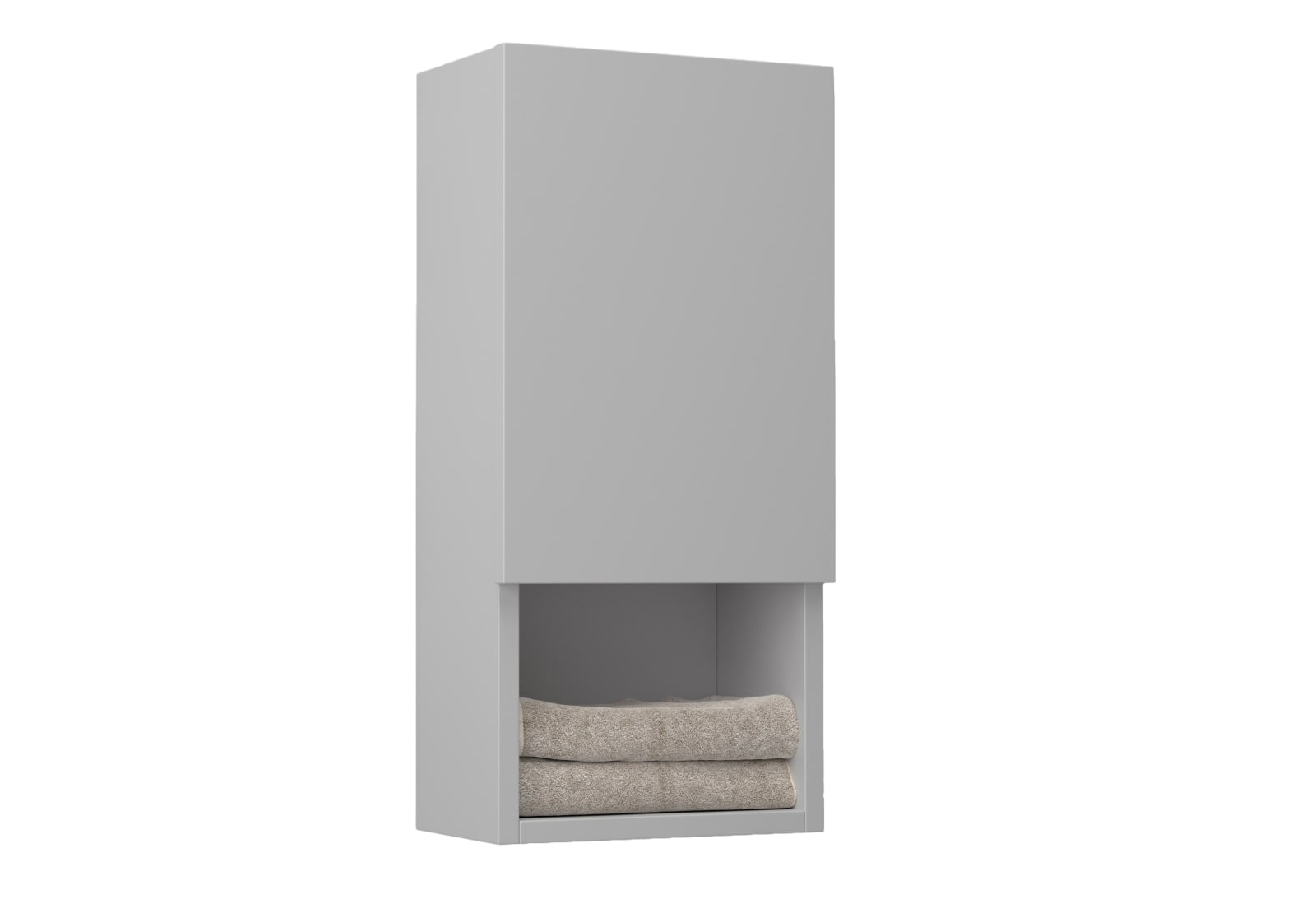 Colonne de salle de bain Lia Bruntec avec 1 porte et étagère principal 0
