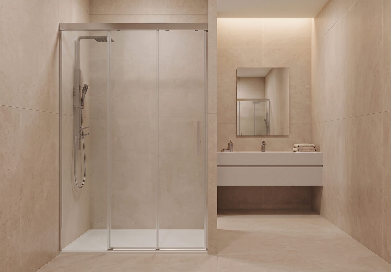 Paroi de douche sur mesure Ersa Bruntec principal 0