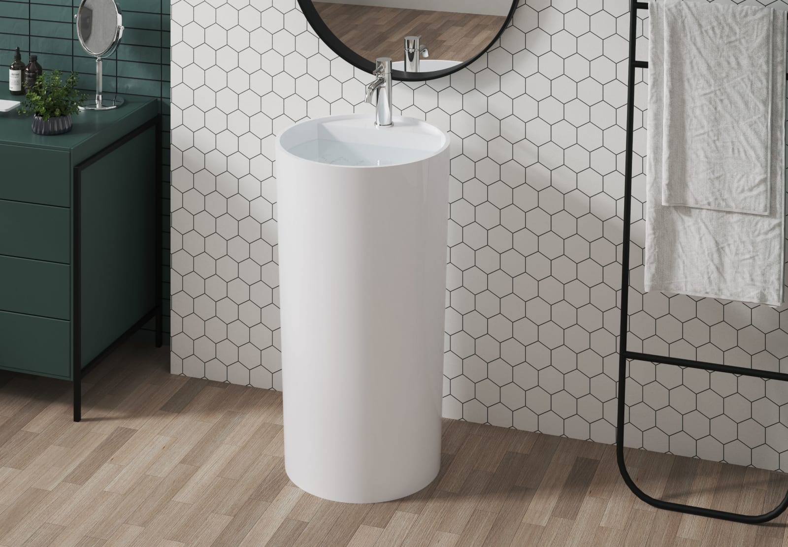 Lavabo sur colonne Chelva Hidronatur principal 0