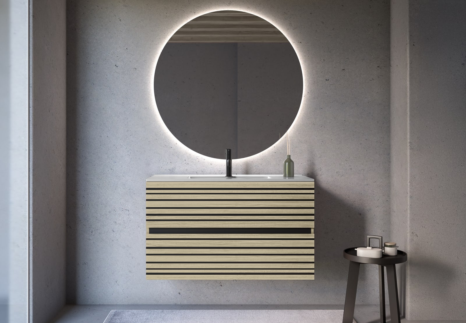 Ensemble de meubles de salle de bains Kora Bruntec principal 0
