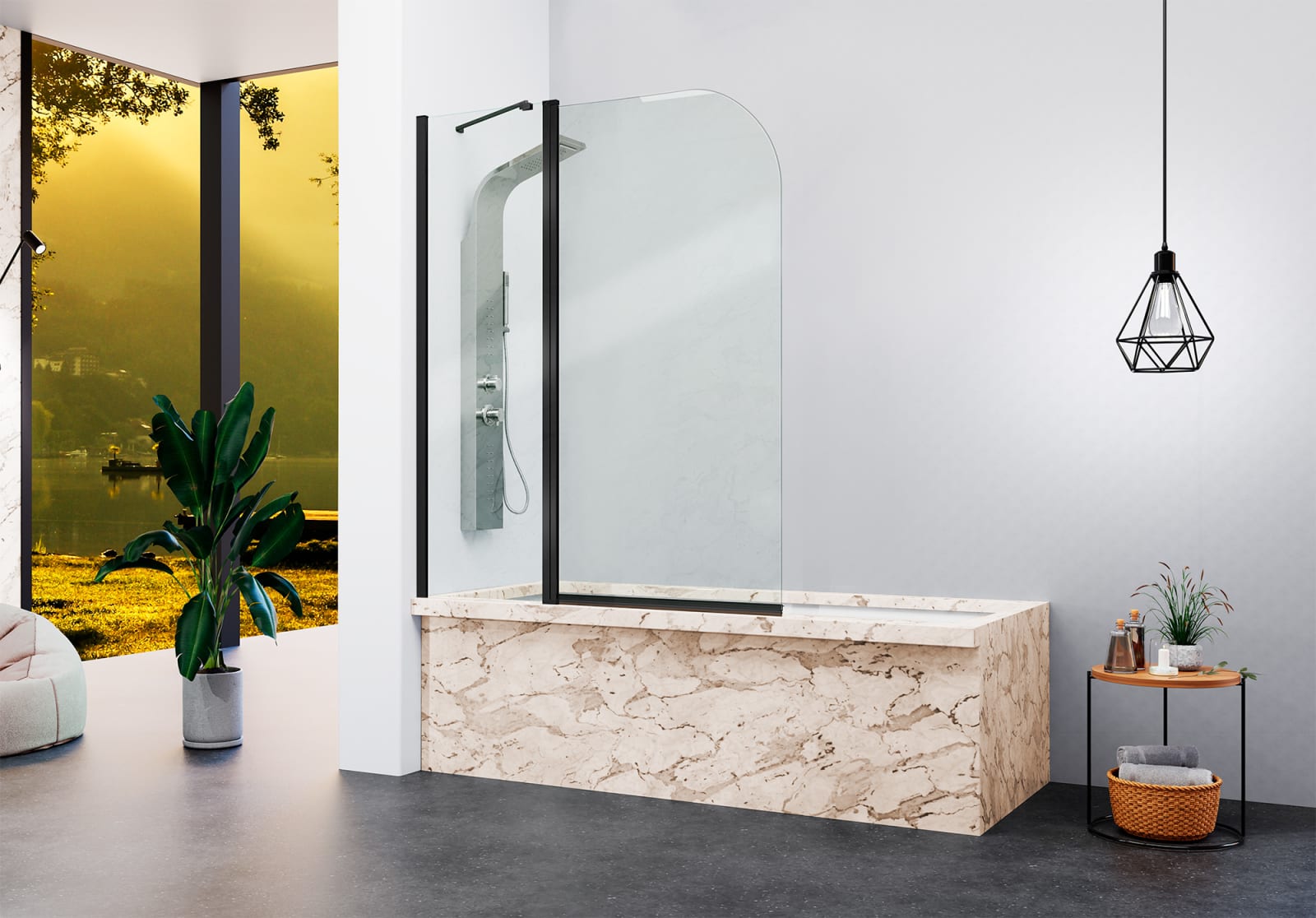 Pare-baignoire Rita (RI563) Kassandra principal 0