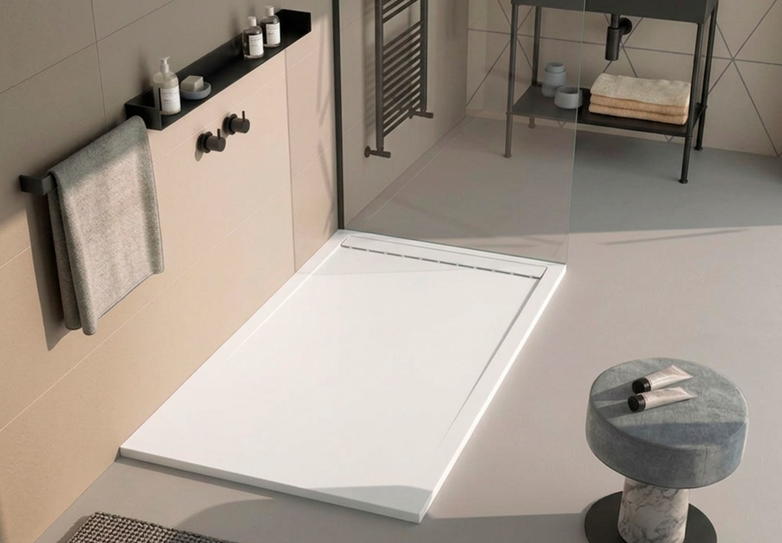 Receveurs de douche en résine Design New Bruntec principal 0