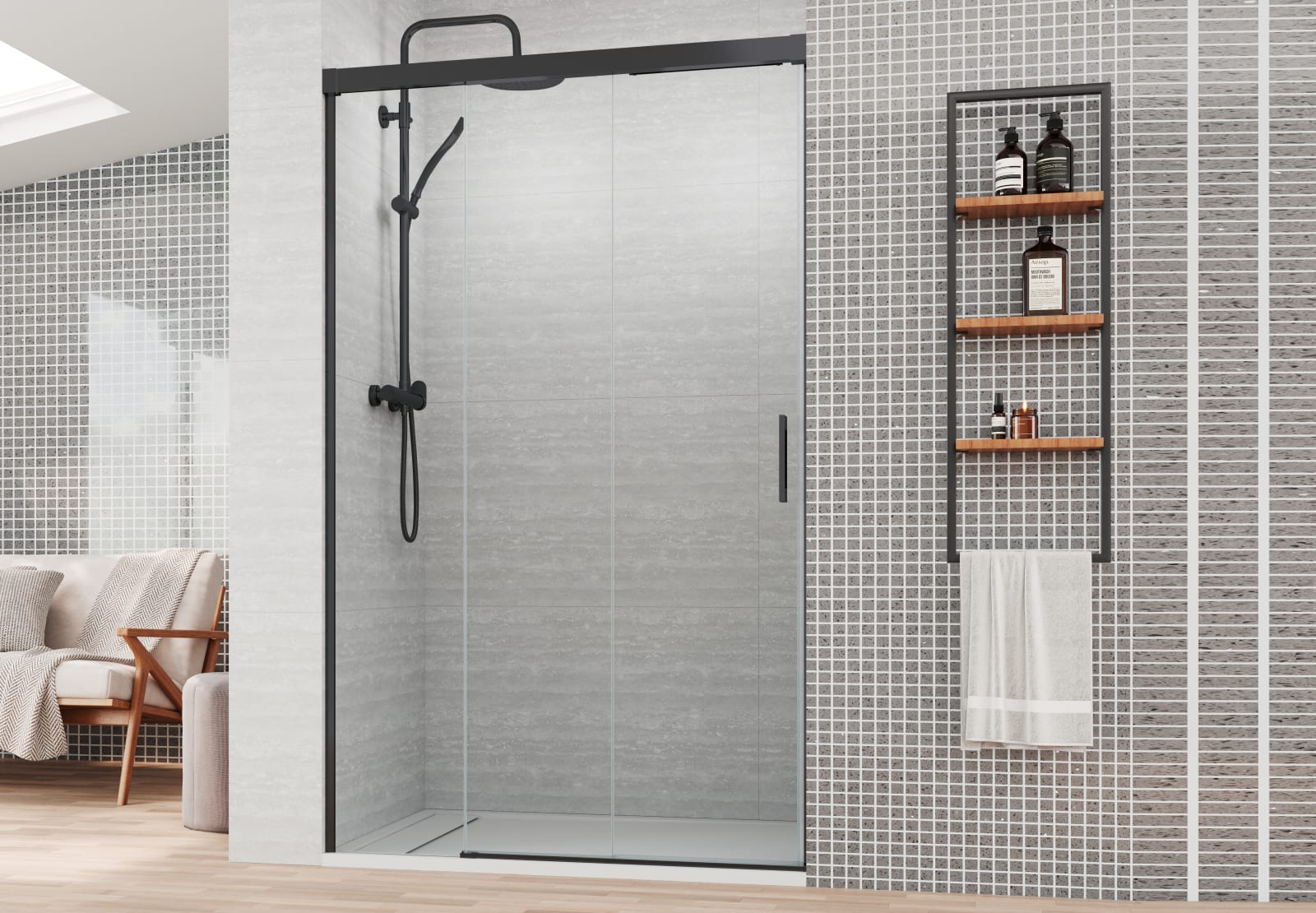 Paroi de douche Musala Bruntec principal 0