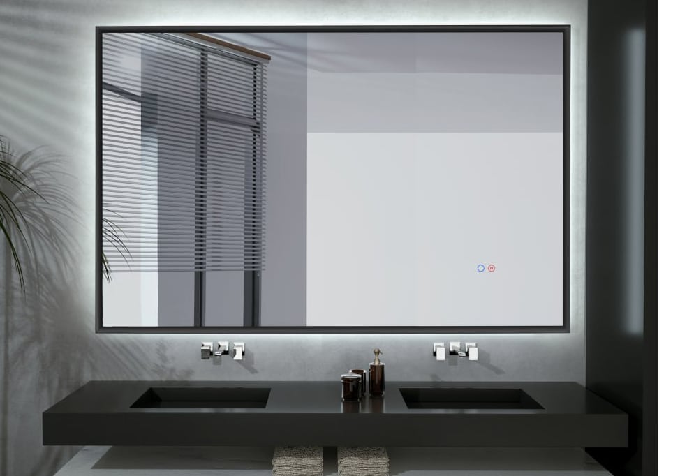 Miroir de salle de bains avec éclairage LED California Ledimex principal 0
