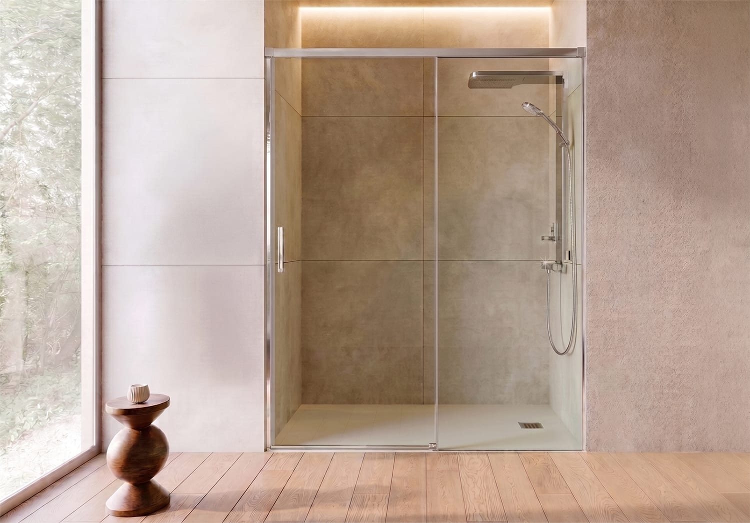 Paroi de douche sur mesure Elara Bruntec sur mesure principal 0