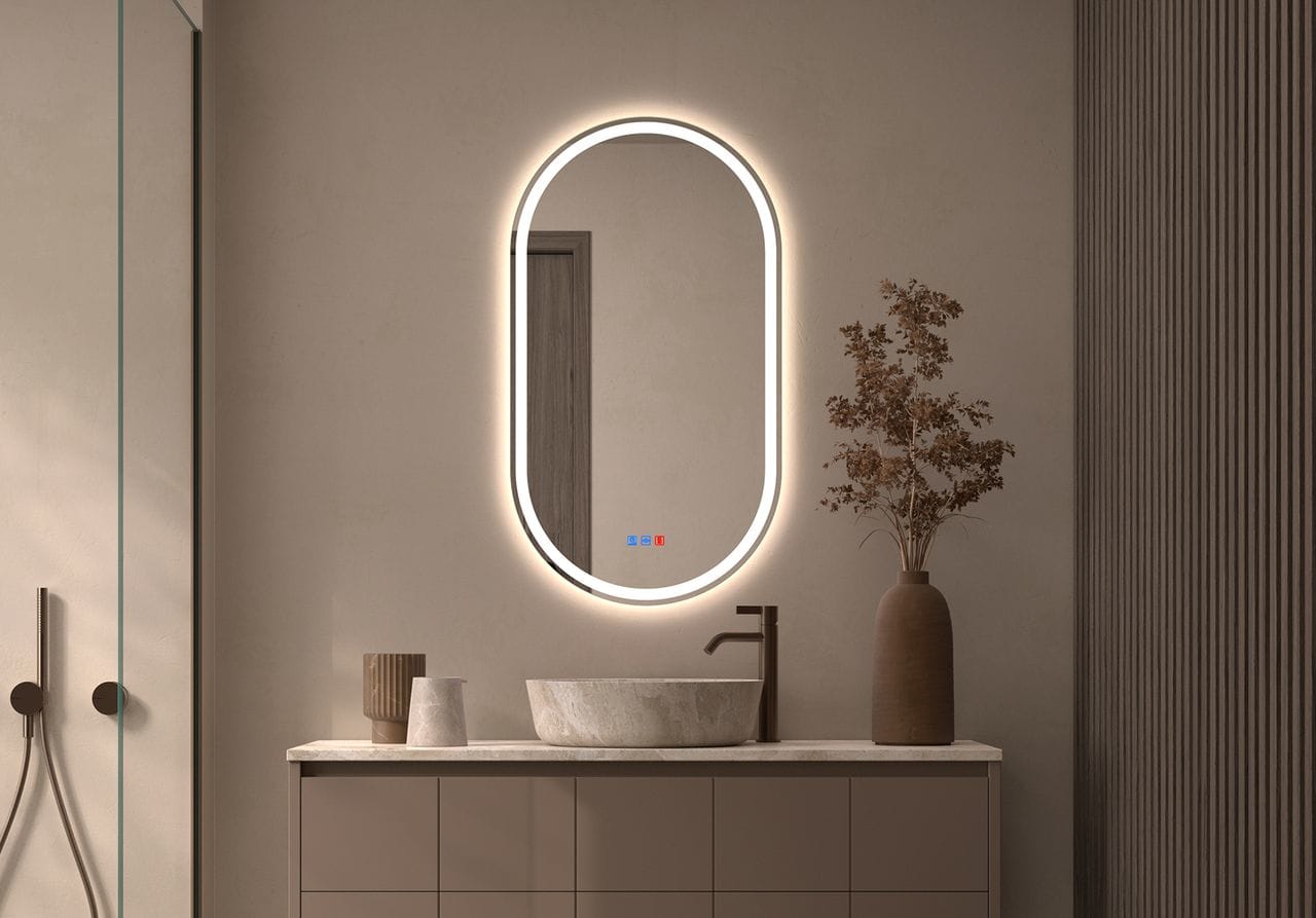 Miroir de salle de bain LED Aris Bruntec principal 0