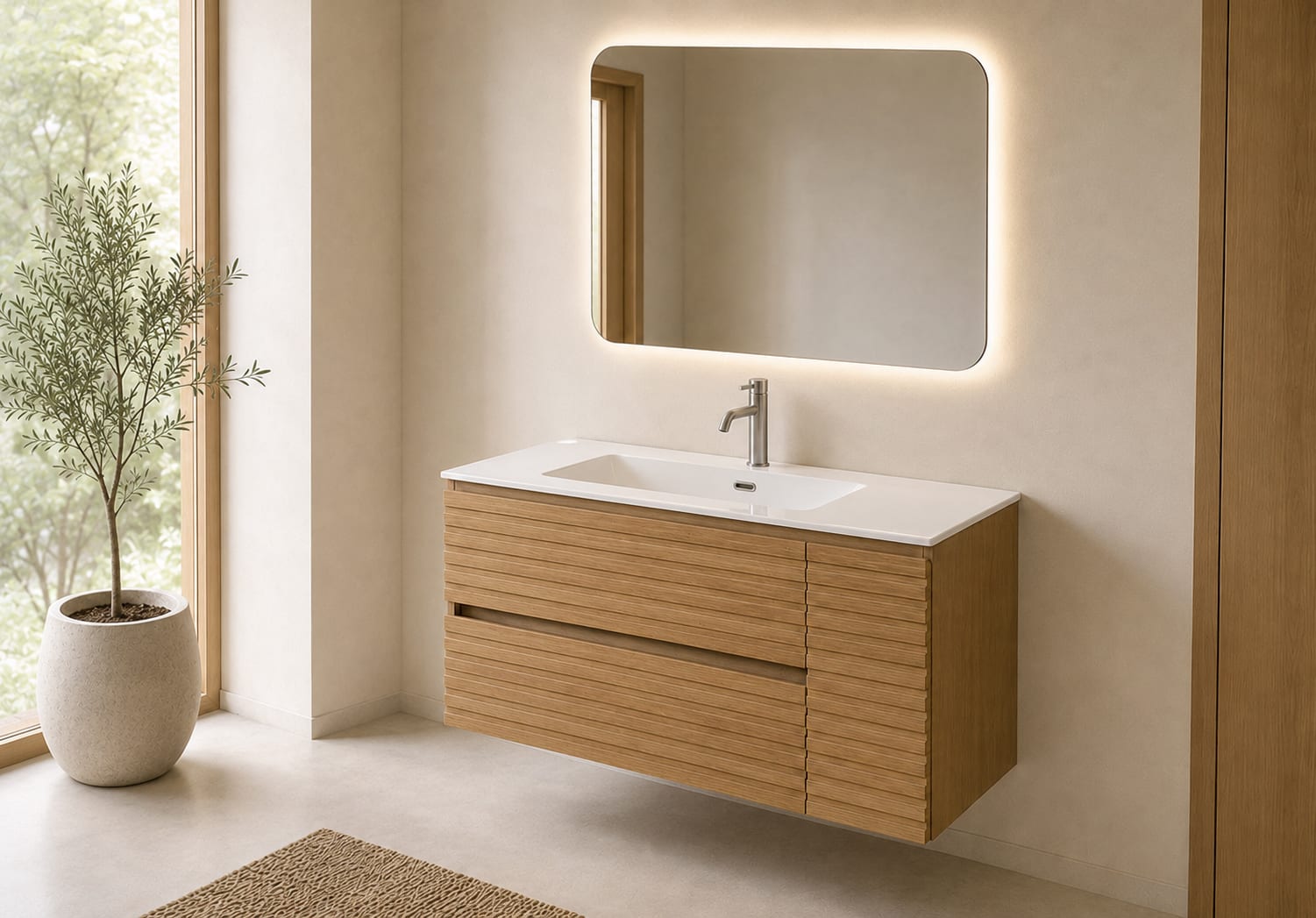 Ensemble de meubles de salle de bains Alpes 21 Bruntec principal 0