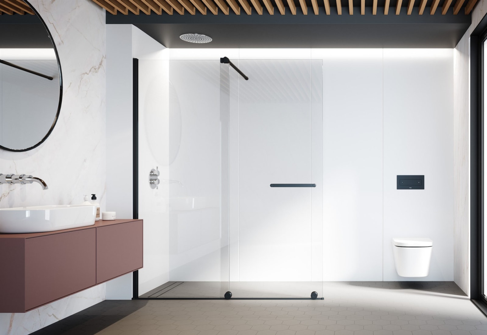 Paroi de douche Vanity (VY-250) Profiltek principal 0