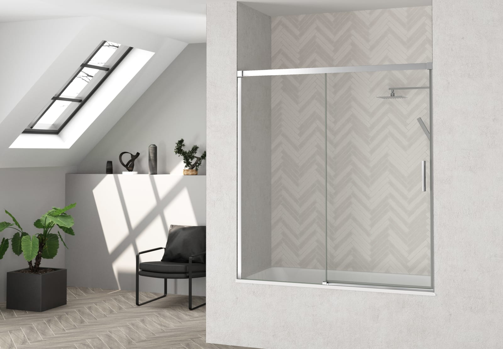 Pare-baignoire Copenhague Bruntec principal 0