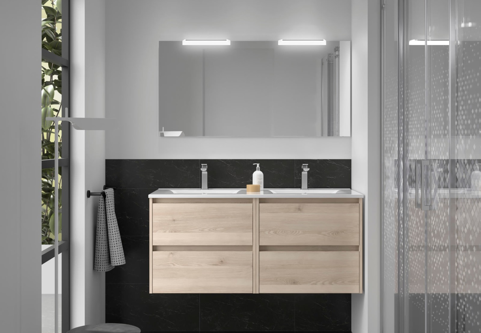 Ensemble de meubles de salle de bains Noja Salgar principal 0