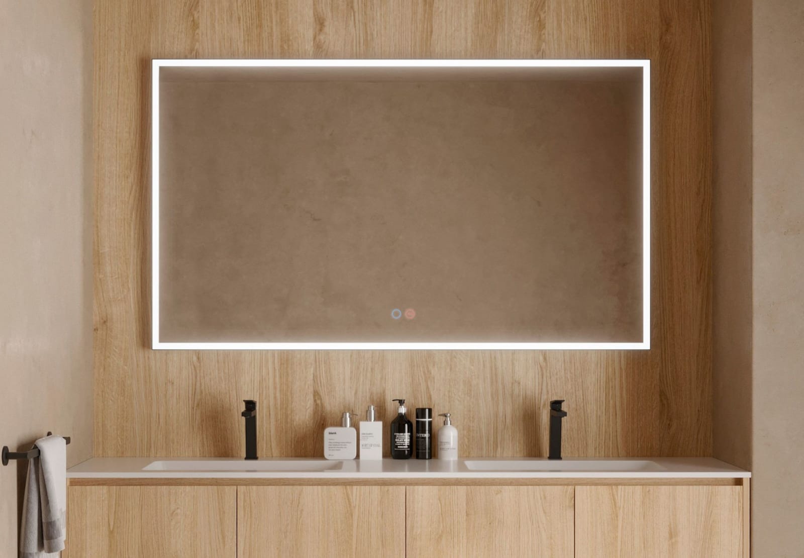 Miroir de salle de bains avec éclairage LED Suiza Ledimex principal 0