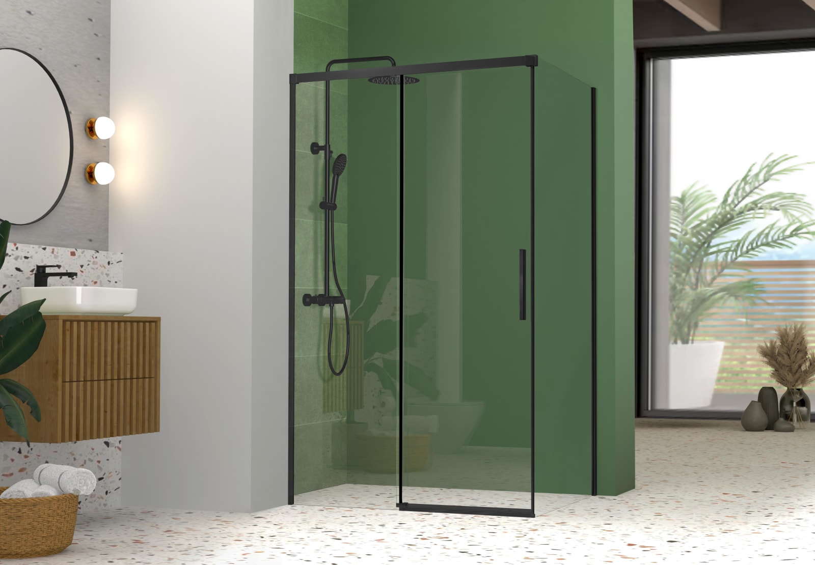 Paroi de douche Nicoleta (102+103) Kassandra principal 0