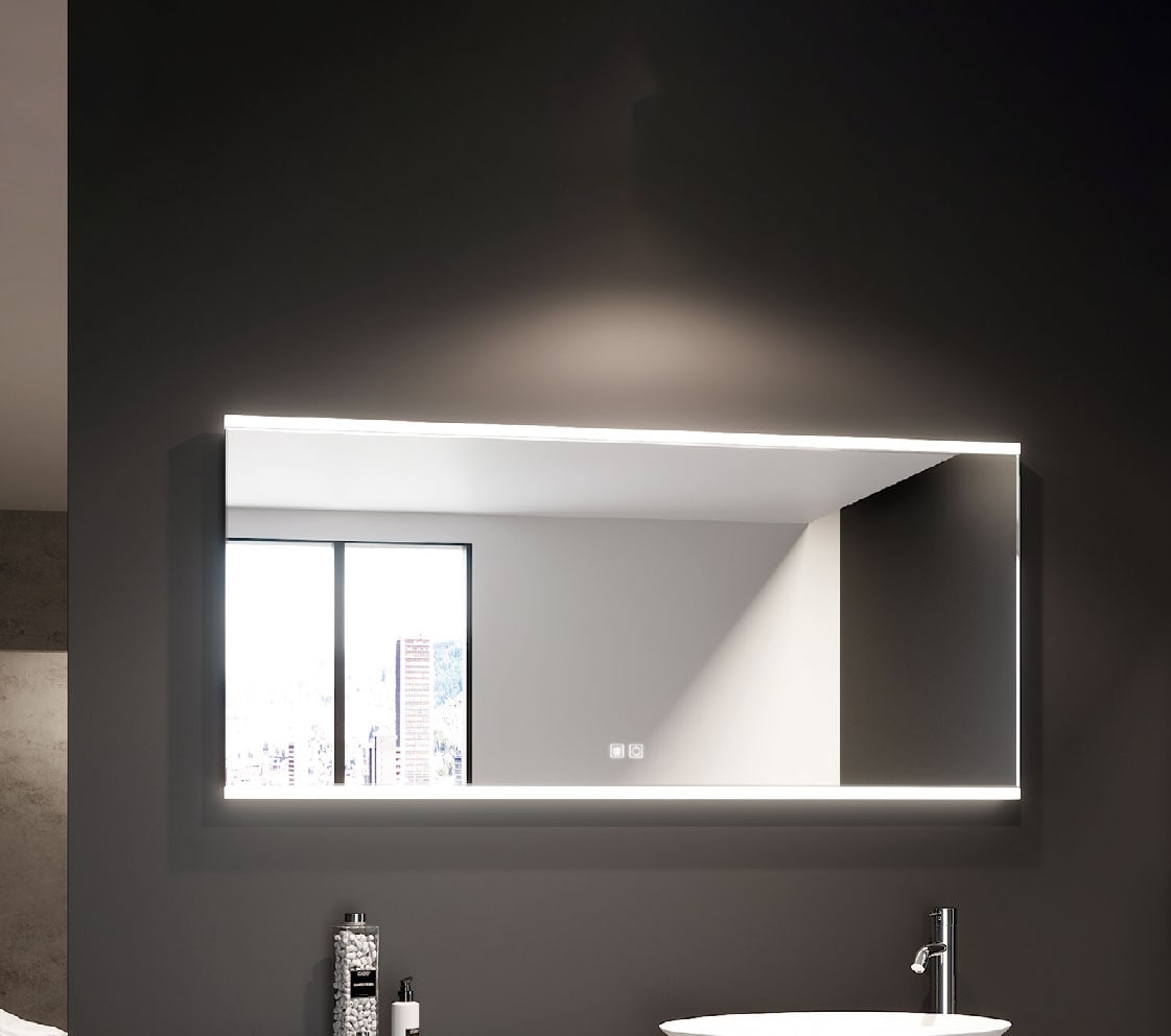 Miroir de salle de bains avec éclairage LED Tower Coycama principal 0