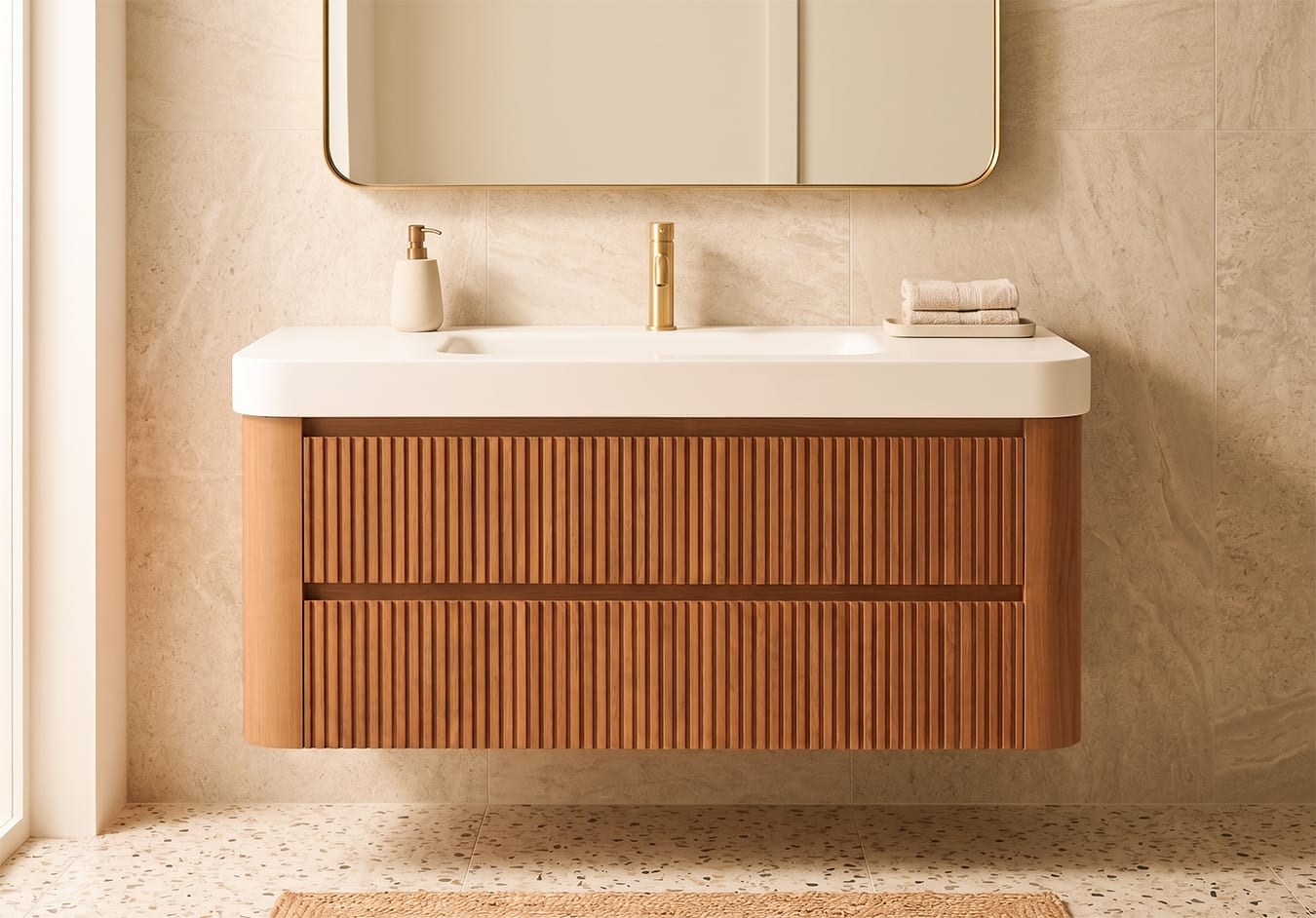 Ensemble de meubles de salle de bains Duna Bruntec principal 0