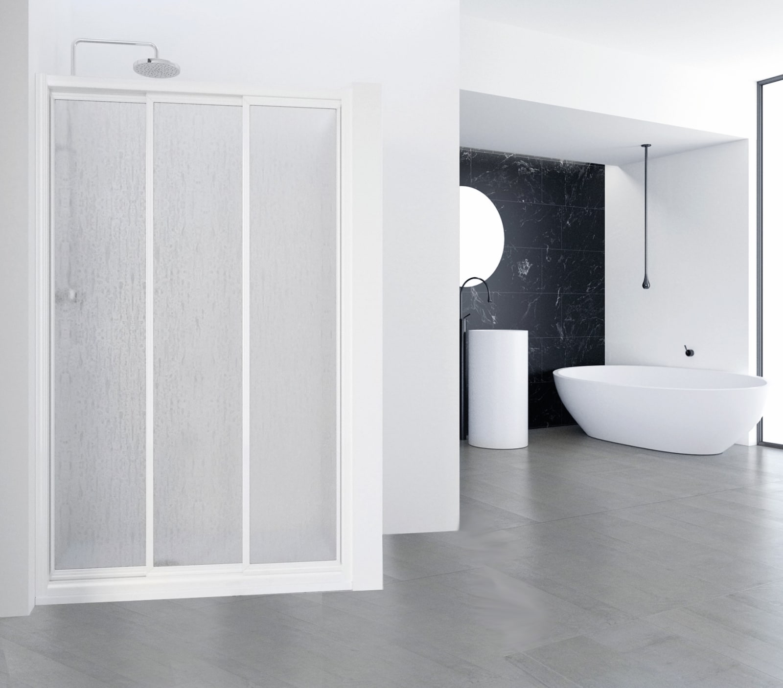 Paroi de douche Demi Profiltek principal 0