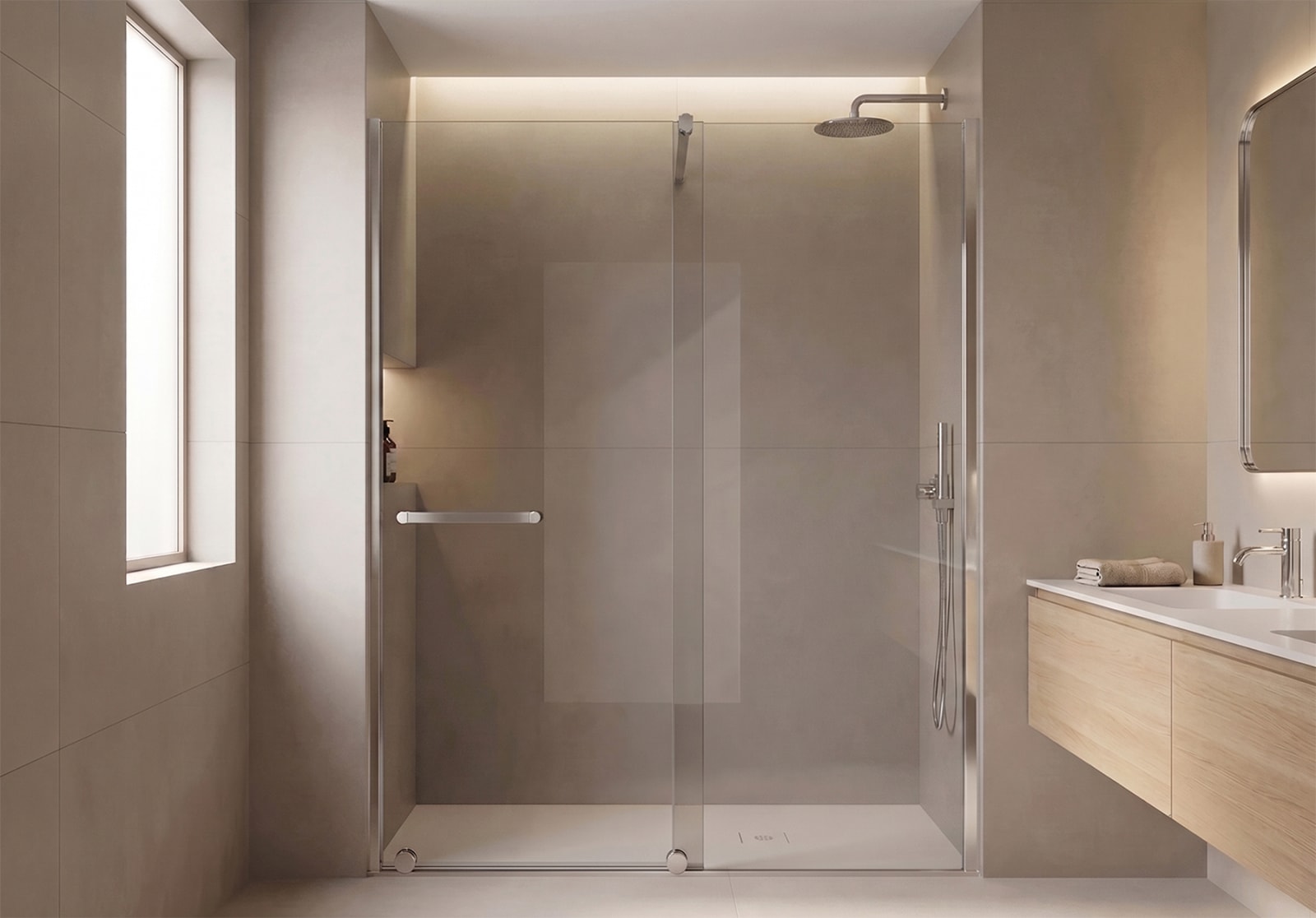 Paroi de douche sur mesure Vanity (VY-210) Profiltek principal 0