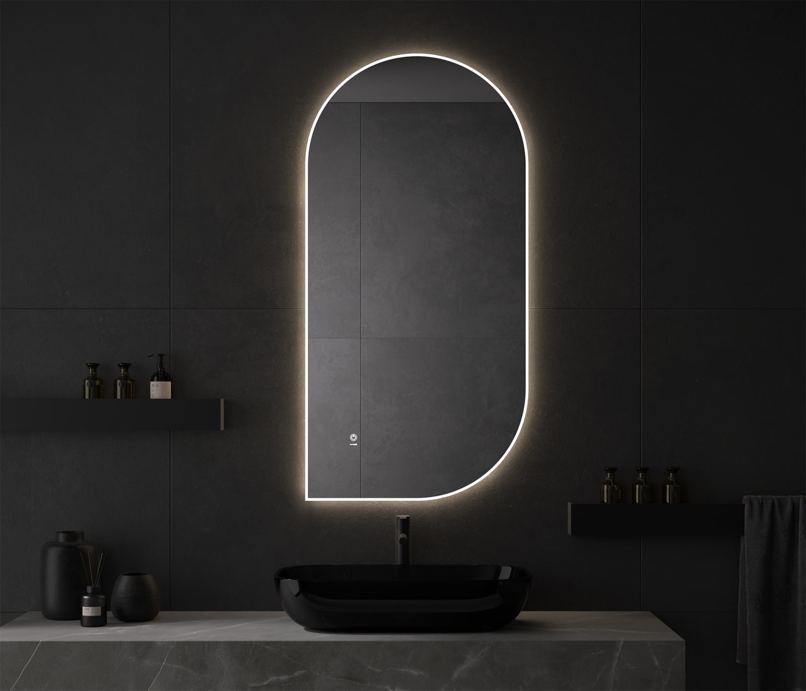Miroir de salle de bains avec éclairage LED Hvar Eurobath principal 0