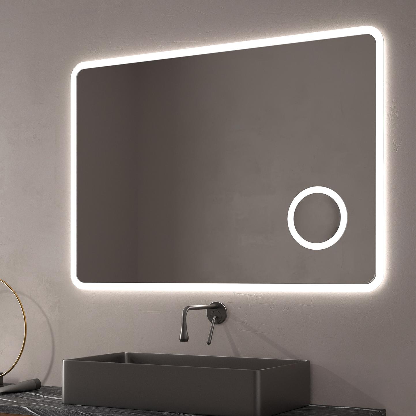 Miroir de salle de bains avec éclairage LED Palau Eurobath principal 0