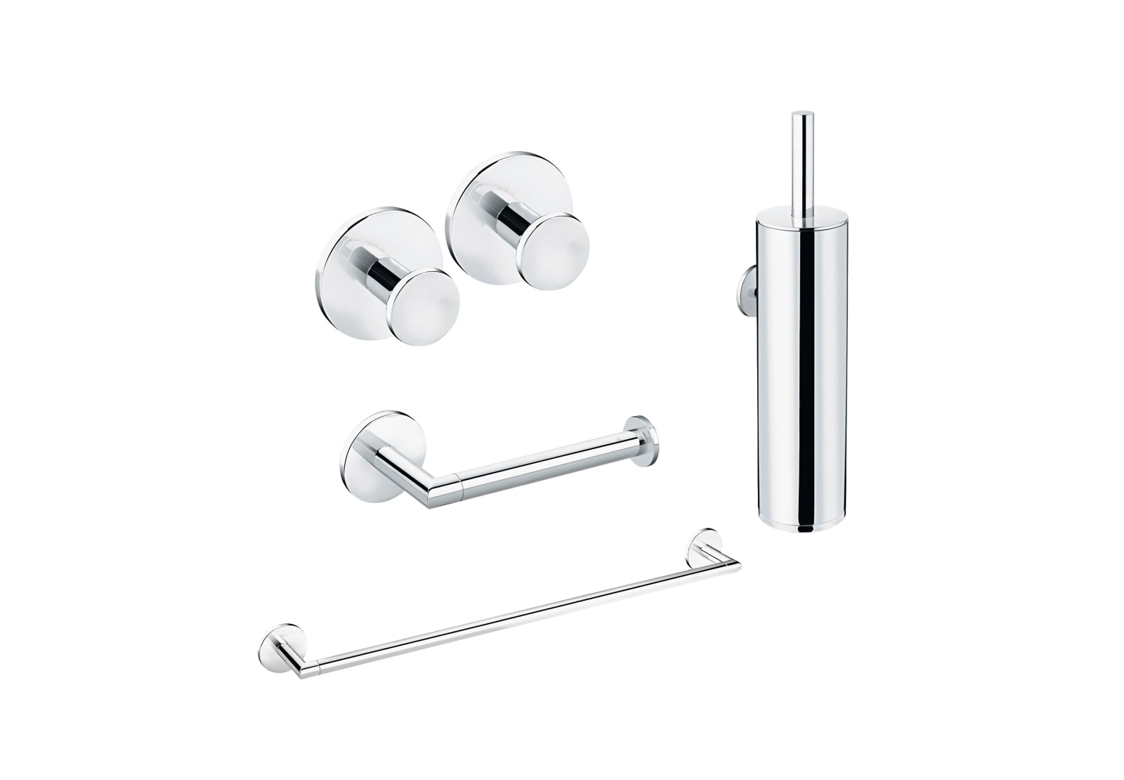 Set d'accessoires de salle de bains Duo Round Cosmic principal 0