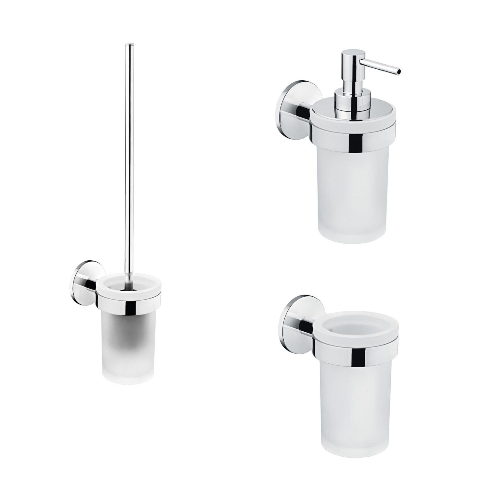 Set d'accessoires de salle de bains Duo Round Cosmic principal 0