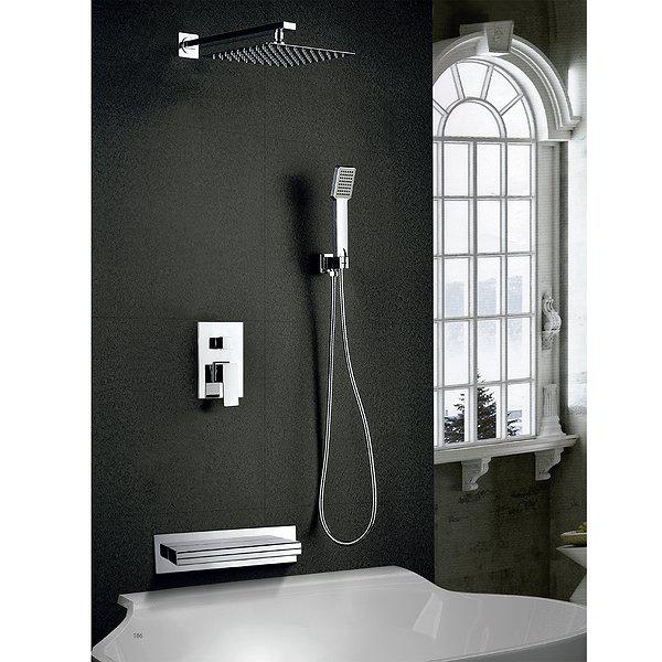 Ensemble douche et baignoire encastré Java Imex principal 0