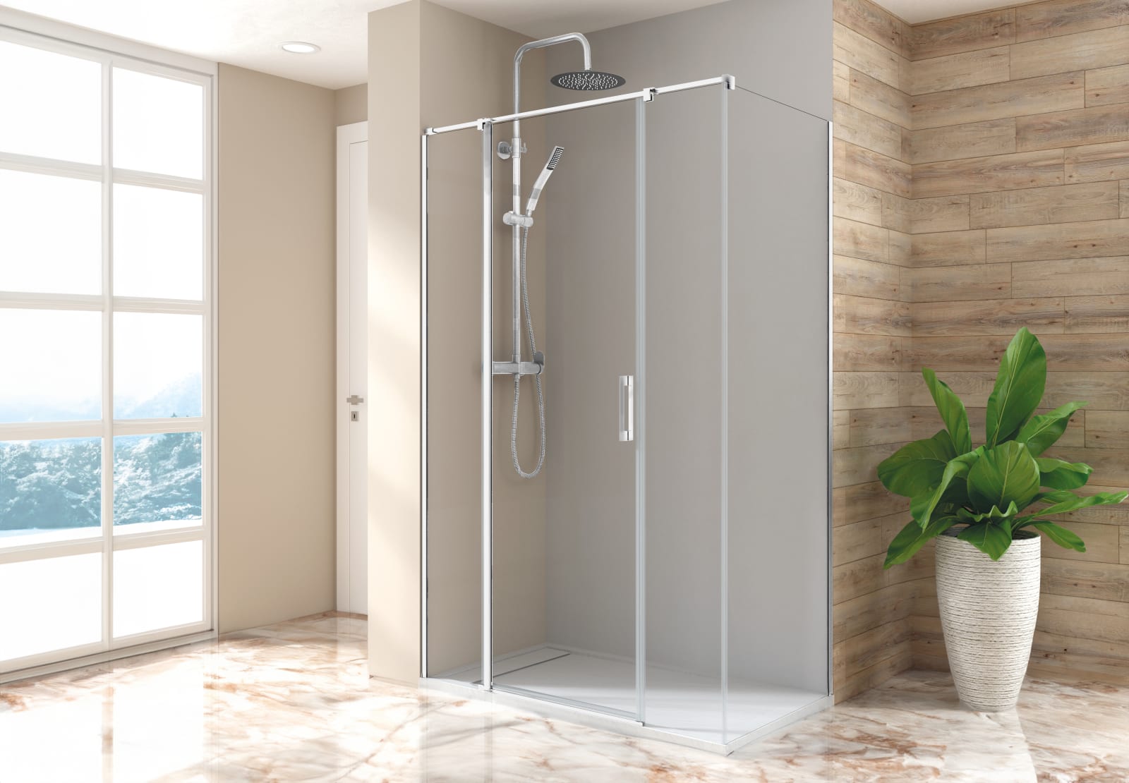 Paroi de douche Aura Bruntec principal 0