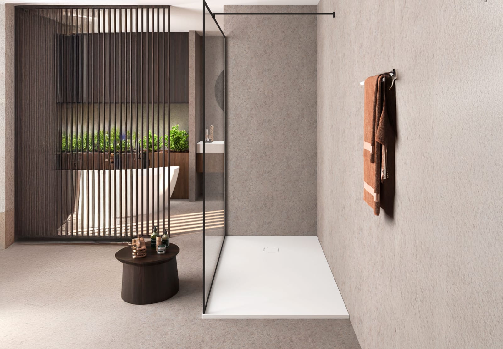 Receveur de douche Solid Surface Perseo Hidronatur principal 0
