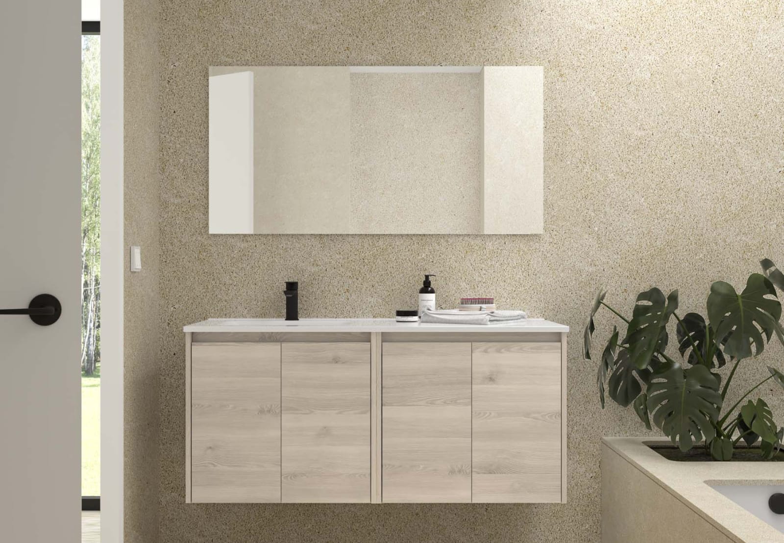 Ensemble de meubles de salle de bains Noja Salgar principal 0