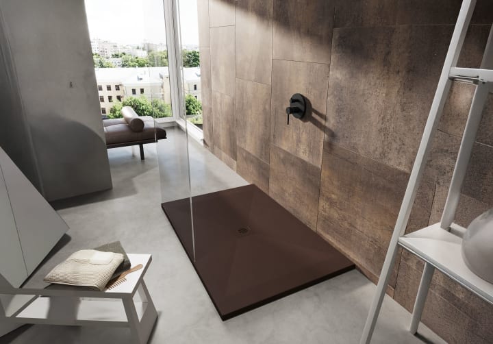 Receveur de douche en résine Design Sorty Bruntec environnement 3