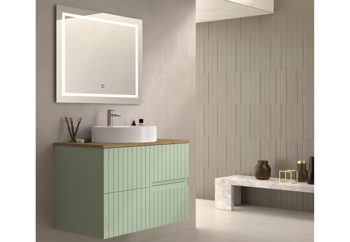 Meuble de salle de bains avec plan de toilette en bois Ebi Bruntec couleurs principal 8