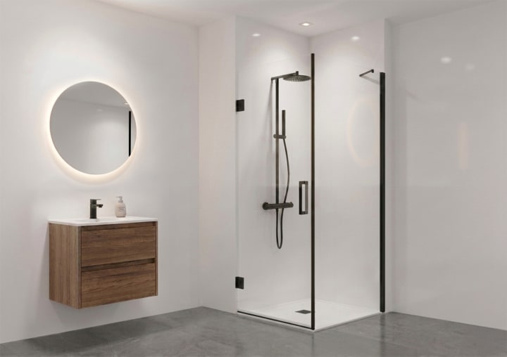 Paroi de douche sur mesure Anthe Bruntec principal 1