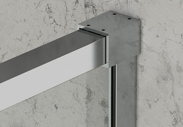 Paroi de douche angulaire coulissante Aria Bruntec détail 7