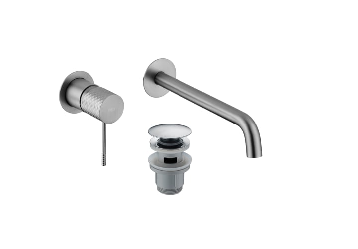 Imex Genova robinetterie de lavabo encastrée + bonde click-clack Pack principal 4