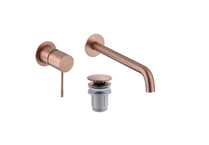 Imex Genova robinetterie de lavabo encastrée + bonde click-clack Pack principal 3