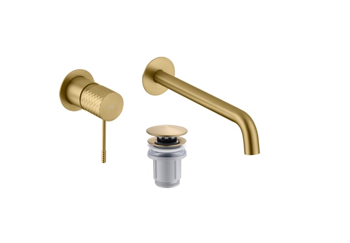 Imex Genova robinetterie de lavabo encastrée + bonde click-clack Pack principal 2